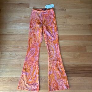 Zara Tangerine Stretch Pants